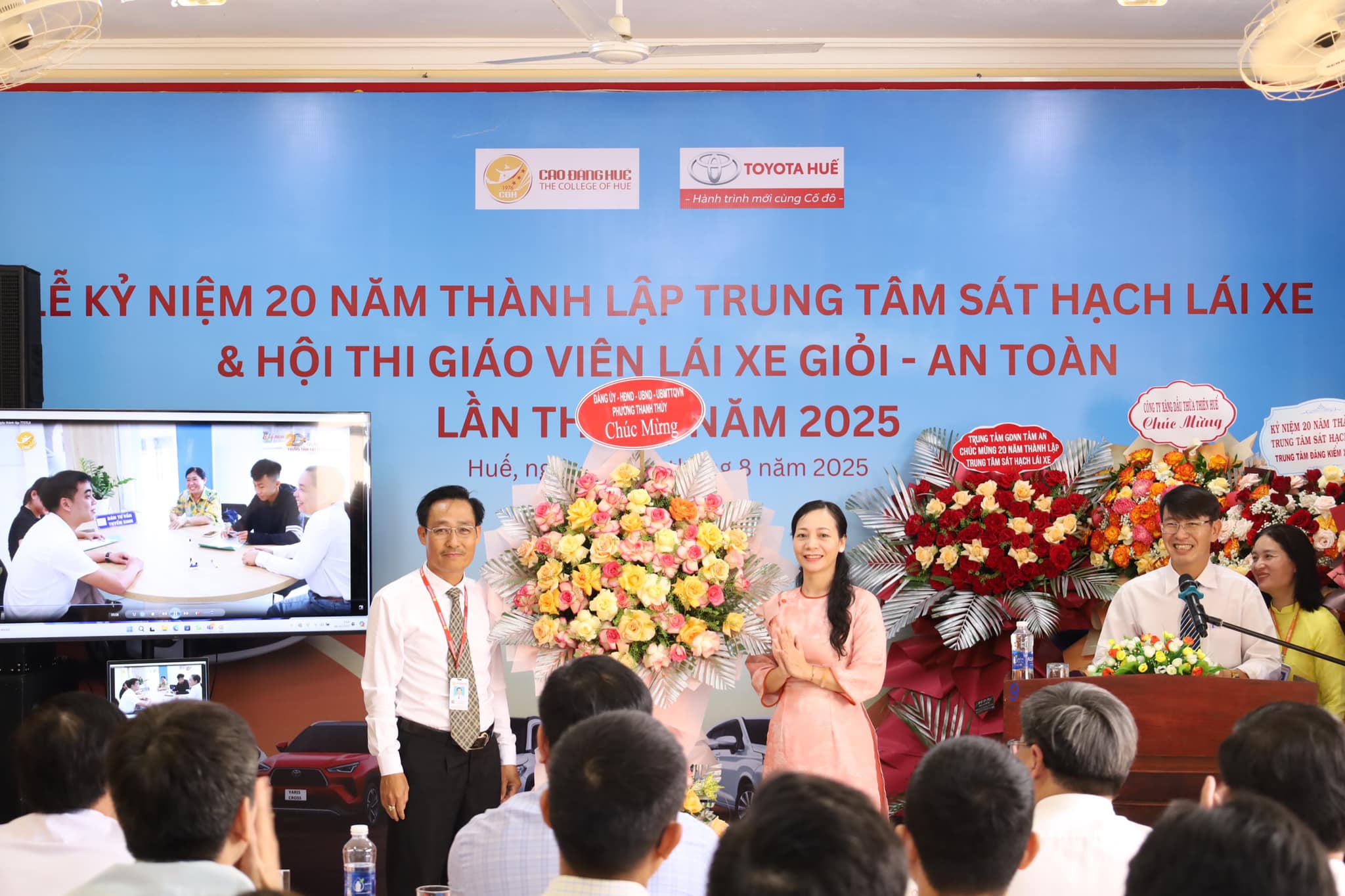 Lễ kỷ niệm 20 năm thành lập Trung tâm Sát hạch lái xeTrường Cao đẳng Huế, Kỷ niệm 20 năm, Đào tạo lái xe, Huế